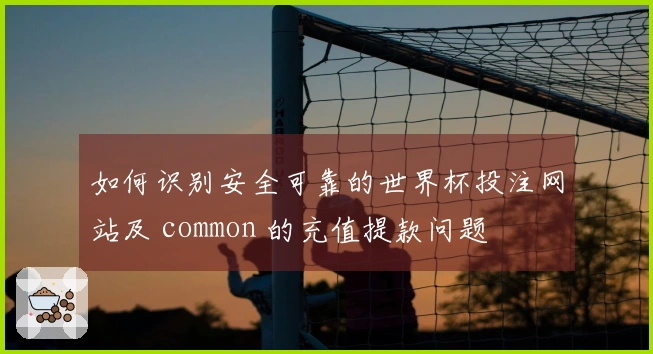 如何识别安全可靠的世界杯投注网站及 common 的充值提款问题